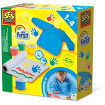 My first - Mon premier kit de peinture au doigt avec un tablier - SES