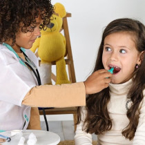 Méga kit de docteur SES CREATIVE Petits pretenders - Matiere : Polyes