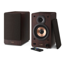Haut-parleurs Bluetooth - SHARP - CP-SS30(BR) - Bibliotheque Marron -