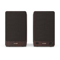 Haut-parleurs Bluetooth - SHARP - CP-SS30(BR) - Bibliotheque Marron -