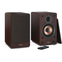 Haut-parleurs Bluetooth - SHARP - CP-SS30(BR) - Bibliotheque Marron -