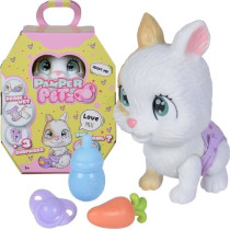 Smoby - Pamper Petz - Lapin a adopter - 4 accessoires - Articulé - Bo