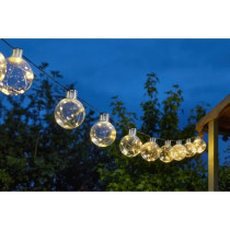 Guirlande solaire Firefly Orbes 365 - SMARDTV - 10 boules lumineuses d