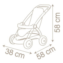 Poussette pour poupon Baby Nurse jusqu'a 42cm - SMOBY