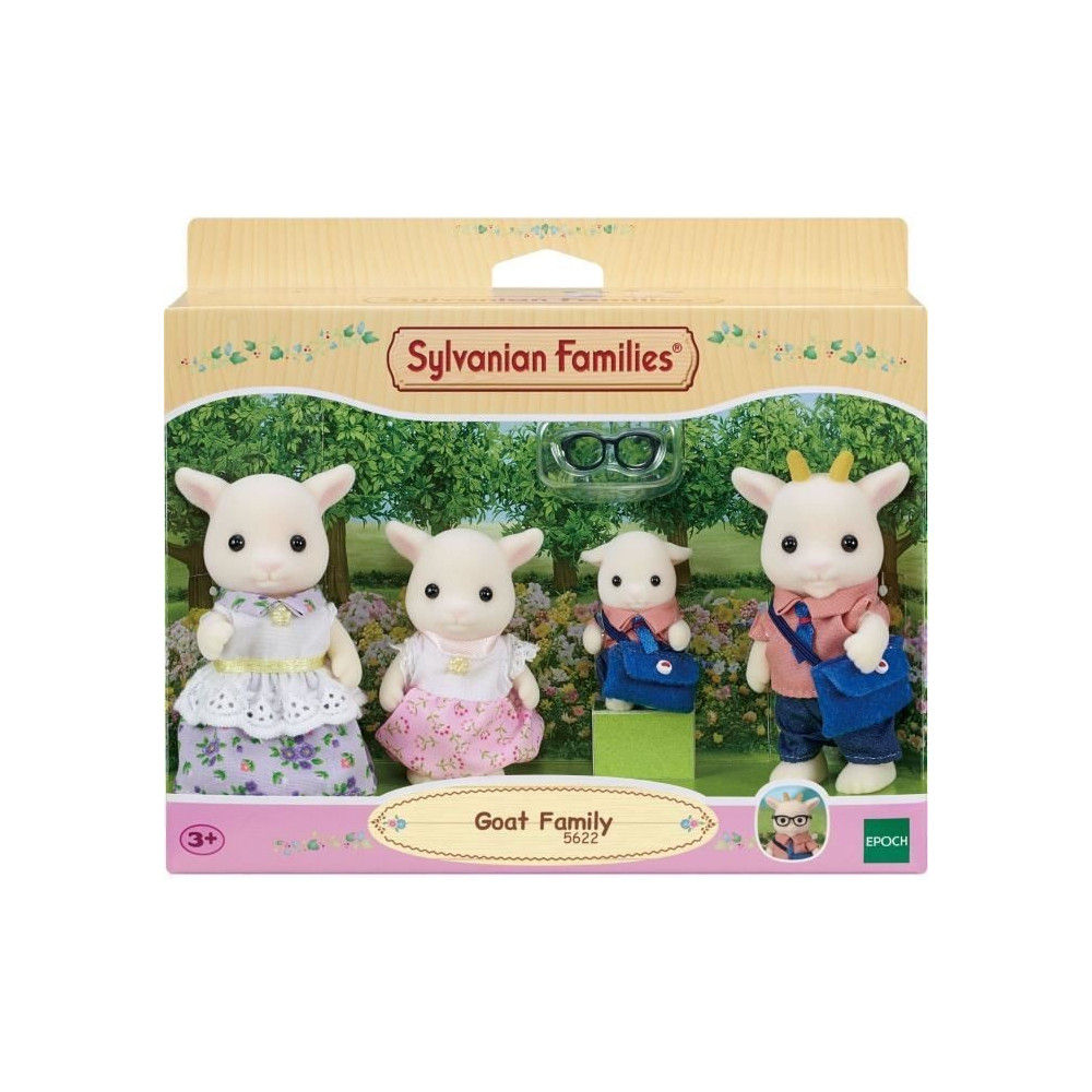 Figurines miniatures - SYLVANIAN FAMILIES - La famille Chevre - 4 pers