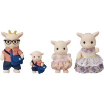 Figurines miniatures - SYLVANIAN FAMILIES - La famille Chevre - 4 pers