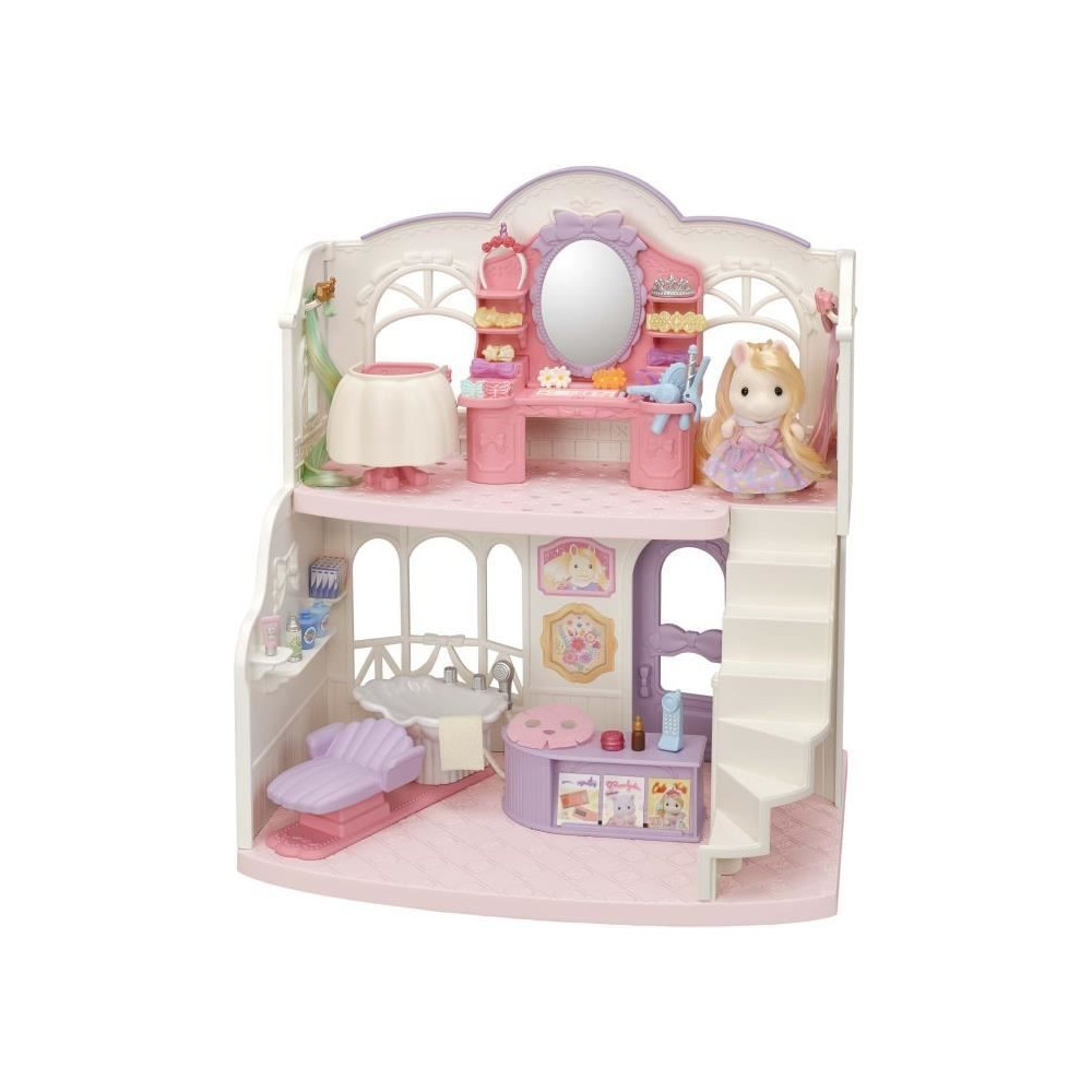 Mini-univers - SYLVANIAN FAMILIES - Salon de coiffure des poneys - Acc
