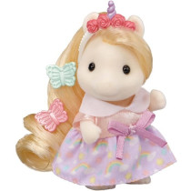 Mini-univers - SYLVANIAN FAMILIES - Salon de coiffure des poneys - Acc