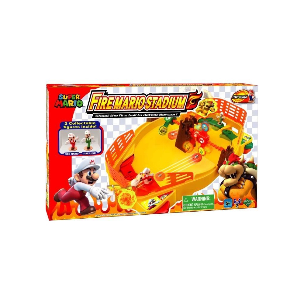 Jeu d'action et de réflexe - EPOCH - Fire Mario Stadium - Licence Mar
