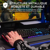 Clavier Gamer - The G-Lab - KEYZ RUBIDIUM - Mécanique (Switch Rouge)