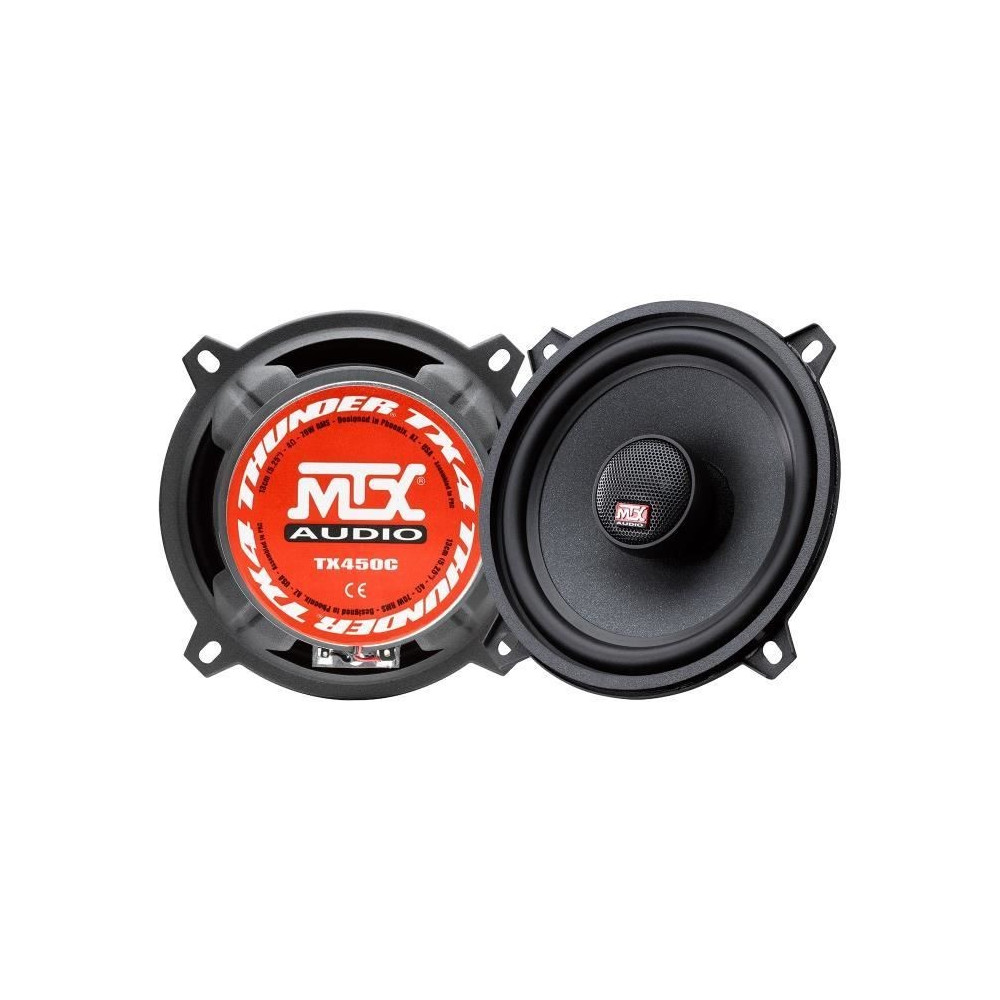 MTX TX450C Haut-parleurs voiture Coaxiaux 2 voies 13cm 70W RMS 4 membr