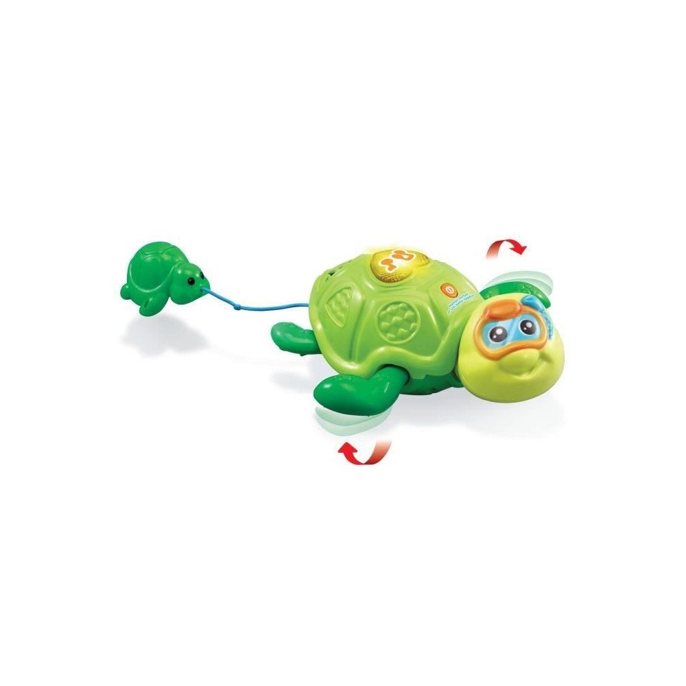 Jouet de Bain - VTECH BABY - Maman Tortue et son Bébé Nageur - Vert