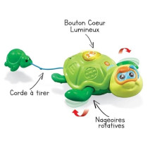 Jouet de Bain - VTECH BABY - Maman Tortue et son Bébé Nageur - Vert