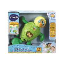 Jouet de Bain - VTECH BABY - Maman Tortue et son Bébé Nageur - Vert