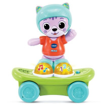 Jouet interactif - VTECH BABY - Mina, mon Chat Rouli'golo - Skateboard