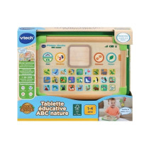 VTECH - Play Green - Tablette Éducative ABC Nature - Jouet Bois FSC