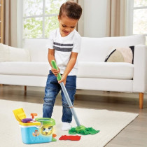 VTECH - 1,2,3 Imite-Moi - P'tit Chariot de Ménage Magi'clean - Jouet