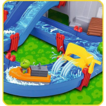 Smoby - Circuit de jeu d'eau AquaPlay - Mountain Lake - 2 bâteaux + 3