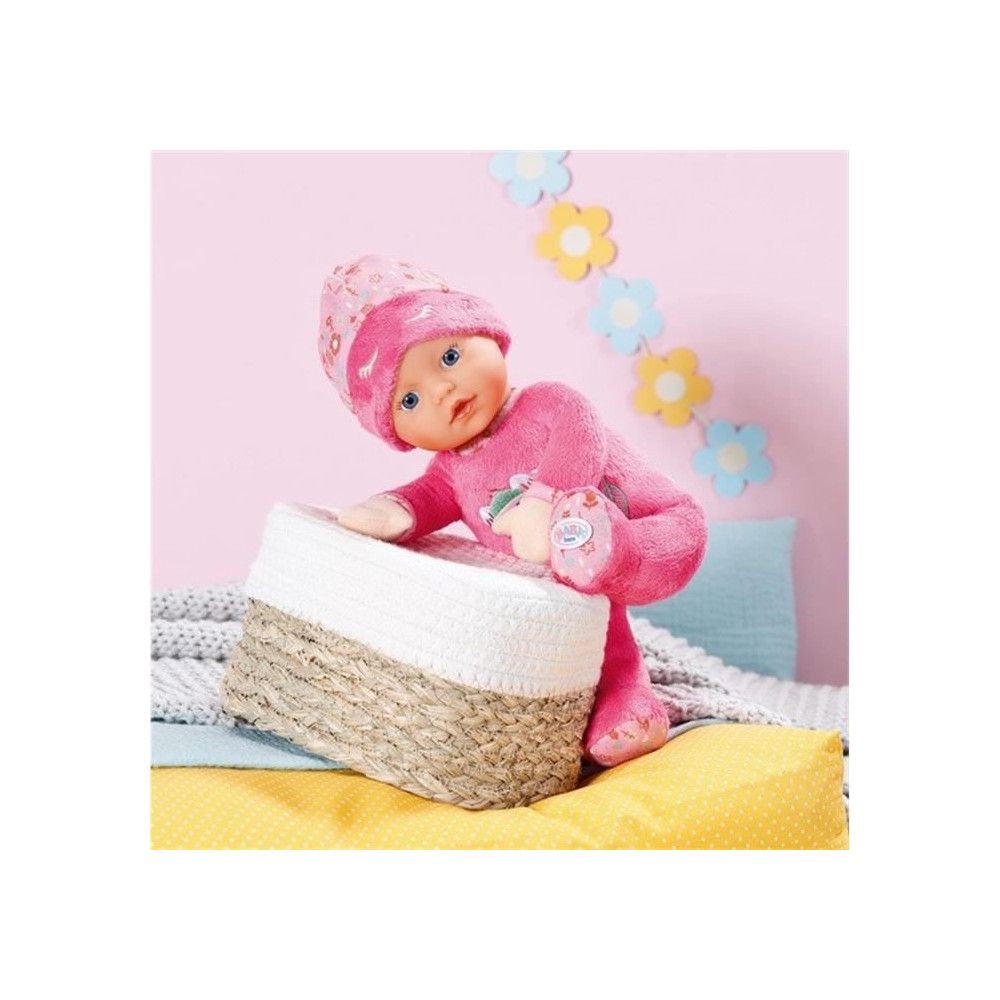 Baby Born - Sleepy - Poupée douce avec hochet intégré - Rose - 30cm