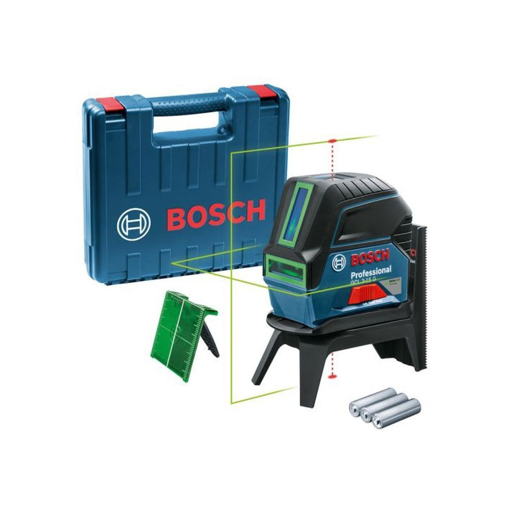 Laser ligne Bosch Professional GCL 2-15 G Portée 15 m + Support rotat