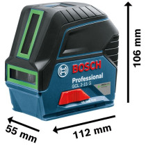 Laser ligne Bosch Professional GCL 2-15 G Portée 15 m + Support rotat